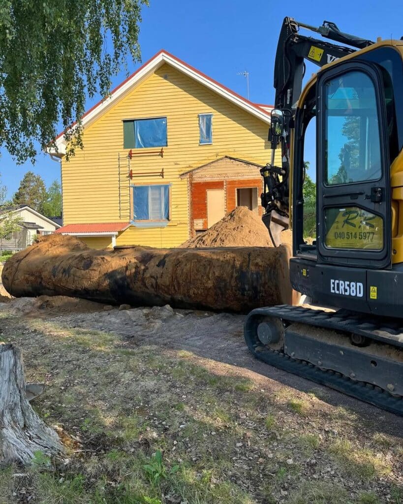 Maanrakennus Tuusula & Maanrakennustyöt Tuusula - Rakennusten purkutyöt Tuusula - Remontti Ruuskanen Oy