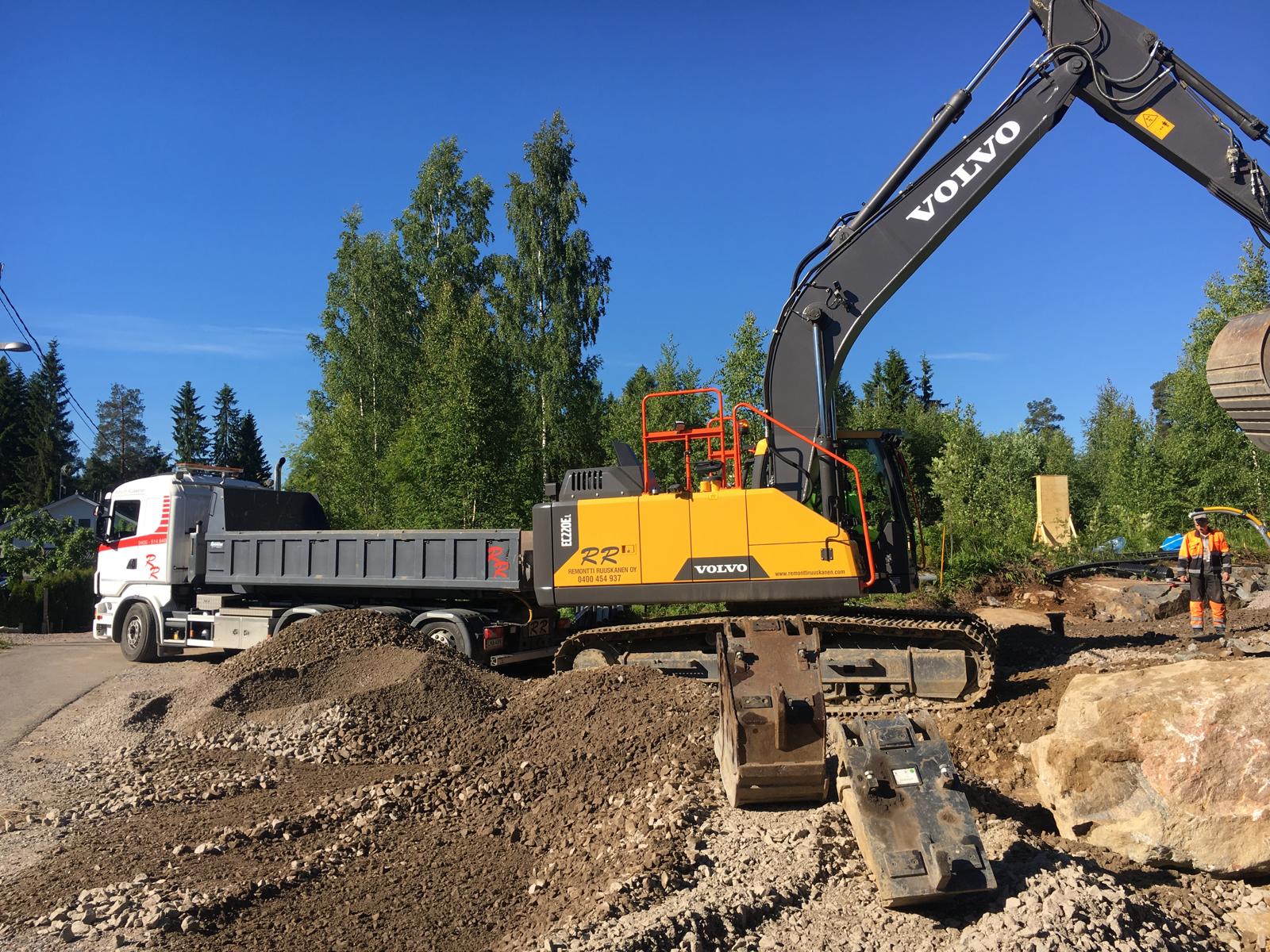 Kaivuutyöt Lohja - Jo vuodesta 1989 - Remontti Ruuskanen Oy